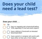 Screenshot of lead test card