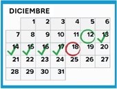 Calendar showing to throw food away after 7 days