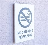 no smoking no vaping sign