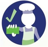food worker card icon