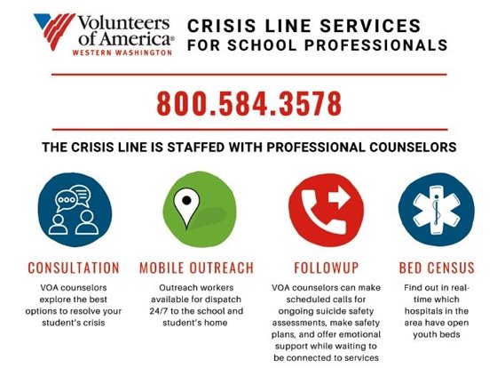 VOA crisis line