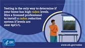Testing is the only way to know if your building is high in Radon