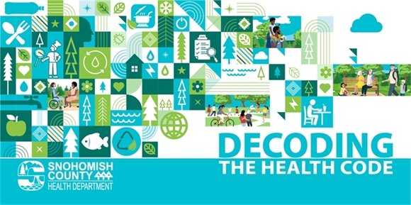 Header image with Snohomish County Health Department logo and title ‘Decoding the Health Code'