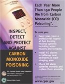 Inspect, Detect, and Protect against Carbon Monoxide Poisoning flyer from the CPSC