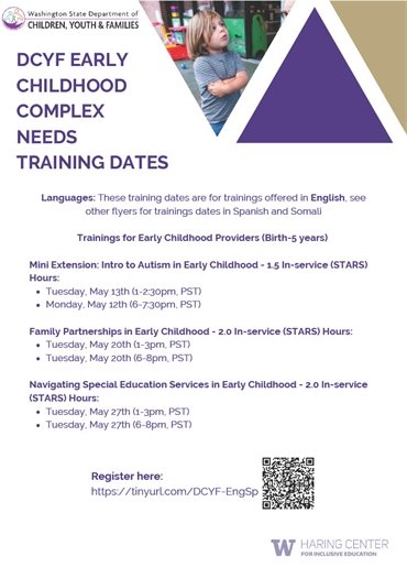 Image of flyer for training