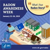 National Radon Awareness Week - Jan 22-26, 2024