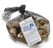 Bag of shellfish with tags