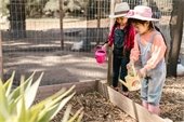 Children in the garden (from Pexels)