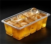 Ice cubes made from broth