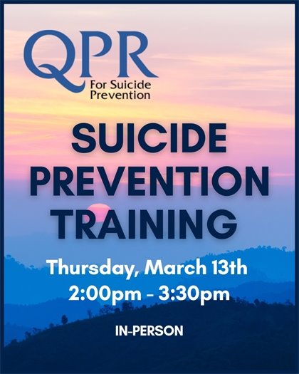 Flyer for QPR training