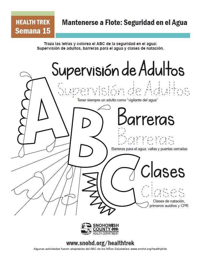 HT Semana 15 Activity_Water Safety_SPANISH
