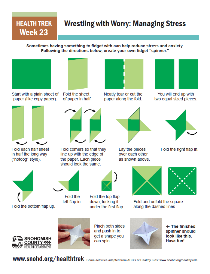 Health Trek Week 23 Activity_Managing Stress